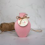 Vasetto 3D con Tag - Rosa Pastello (C)