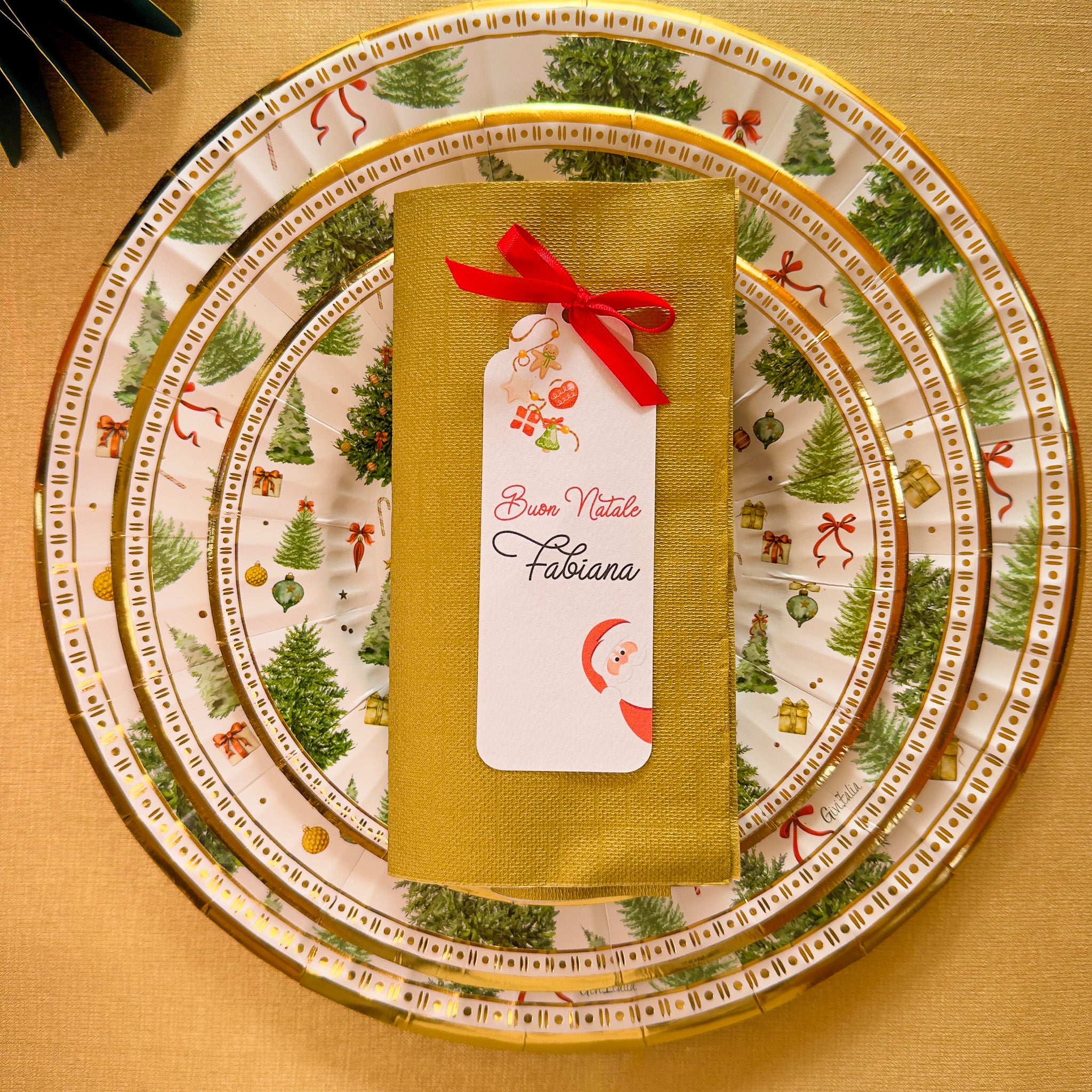 Segnaposto con Nome - Babbo Intruso