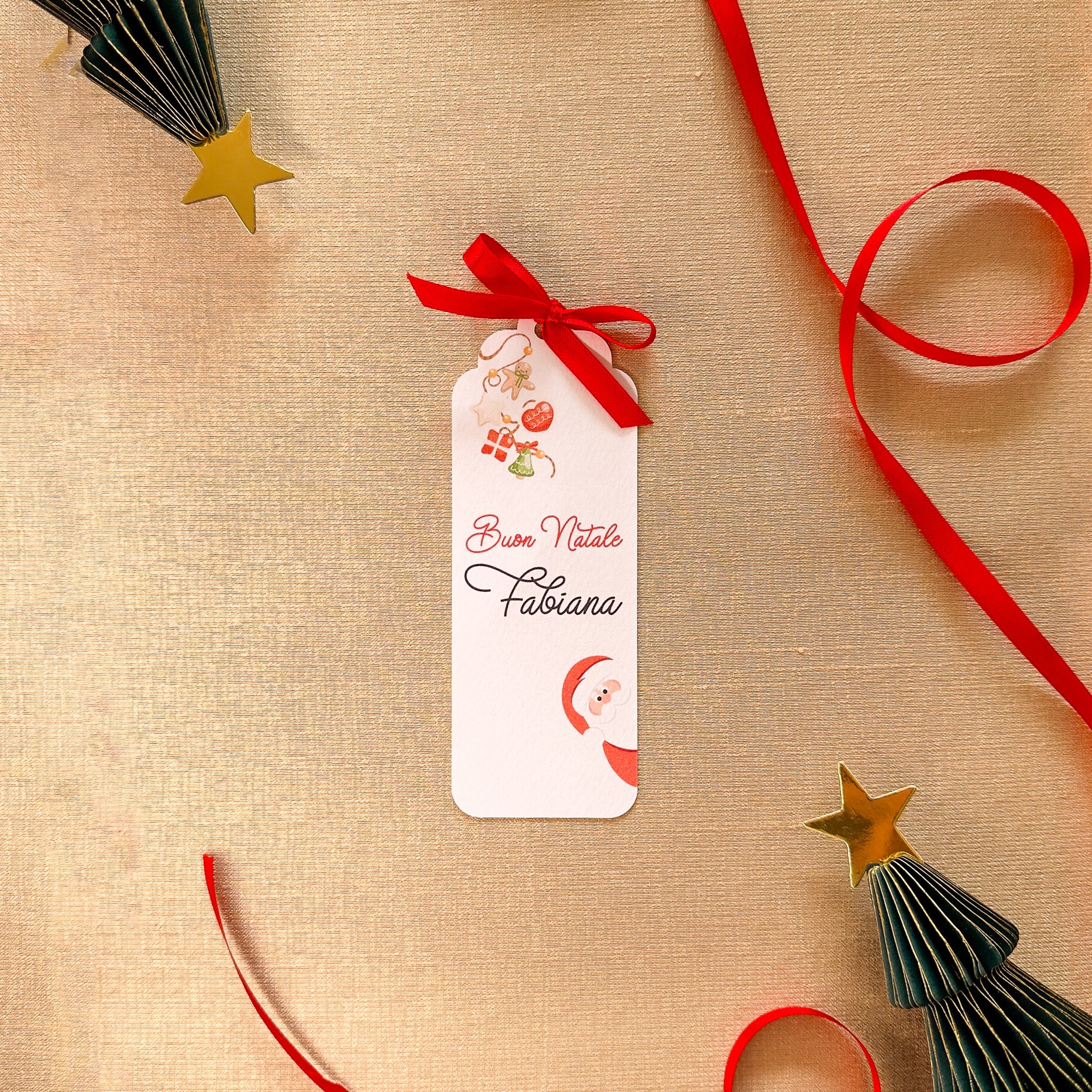 Segnaposto con Nome - Babbo Intruso