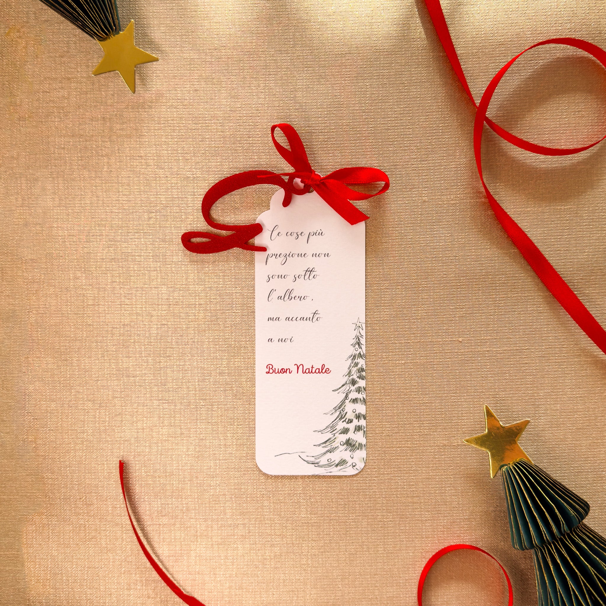 Segnaposto con Lettera - Albero di Natale