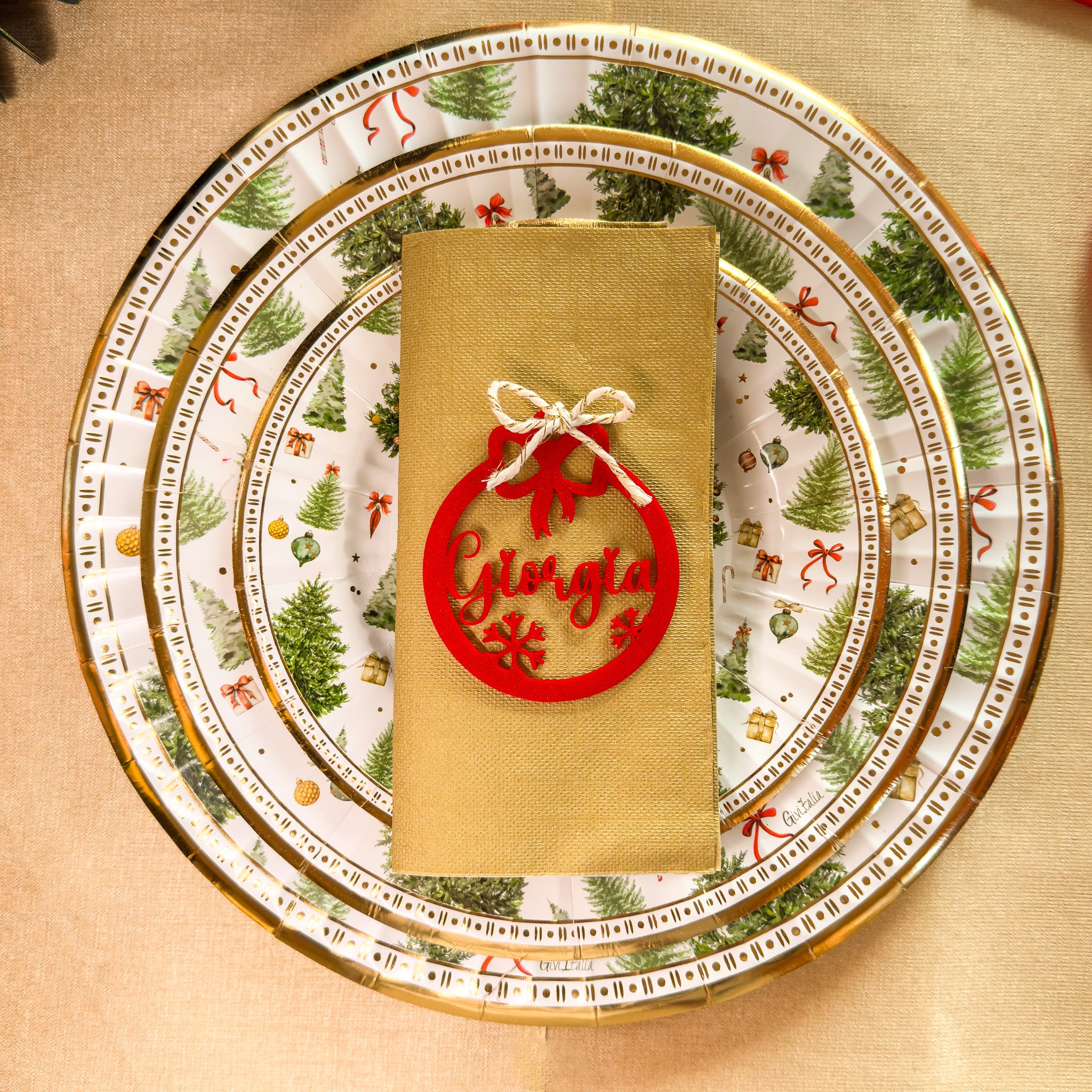 Segnaposto Sfera con Nome