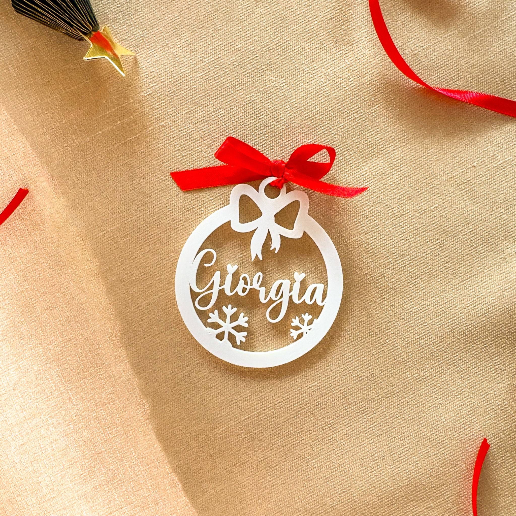 Segnaposto Sfera con Nome