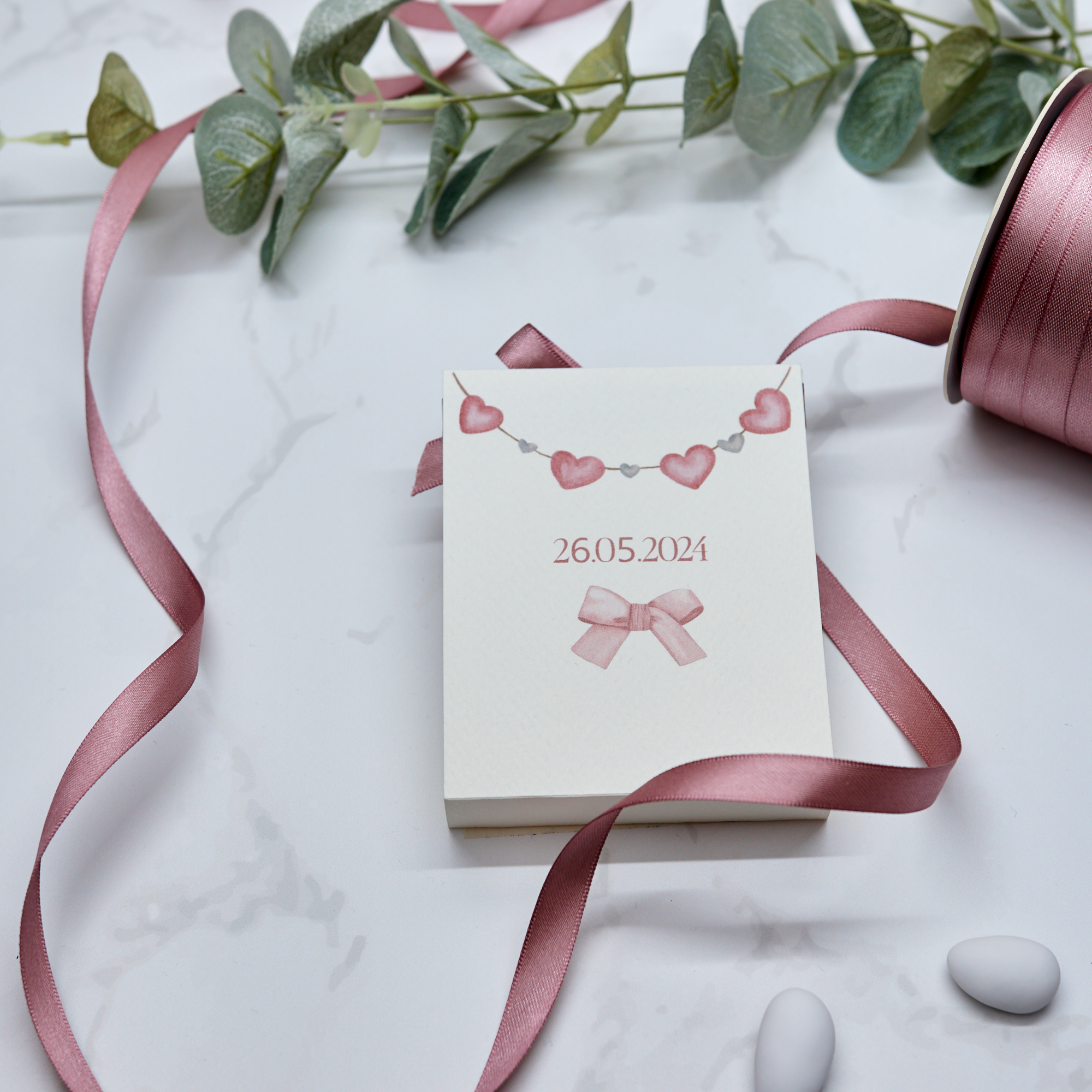 Scatola Apertura Laterale Vestito Rosa - Eventi Fai da Te