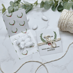 Astuccio PortaConfetti Alloro e Fiocco Rosso - Eventi Fai da Te