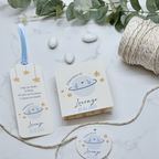 Astuccio PortaConfetti Saturno Azzurro - Eventi Fai da Te