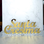 Scritta Plexiglass Cresima Oro