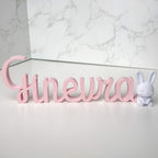 Scritta con Coniglietto - 30 cm.
