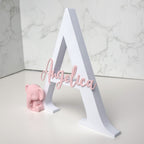 Lettera con Elefantino - h 22 cm.