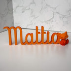 Scritta con Volpe - 30 cm.