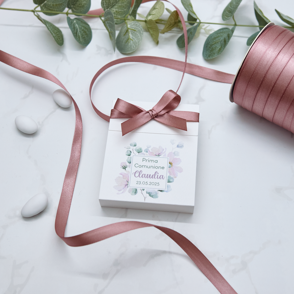 Scatola Apertura Laterale Flowers Elegant - Eventi Fai da Te
