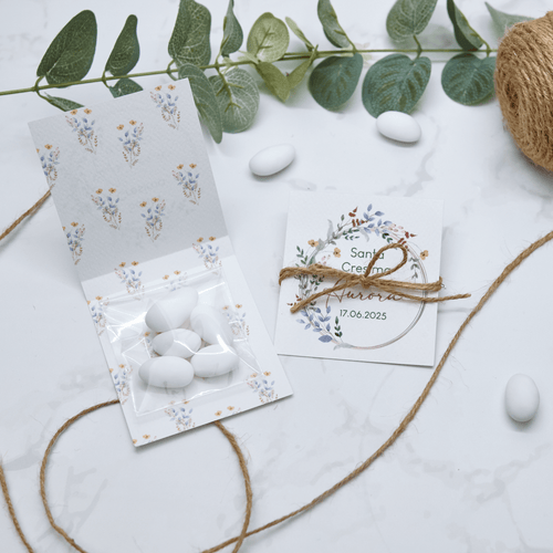 Astuccio PortaConfetti Flowers Circle - Eventi Fai da Te