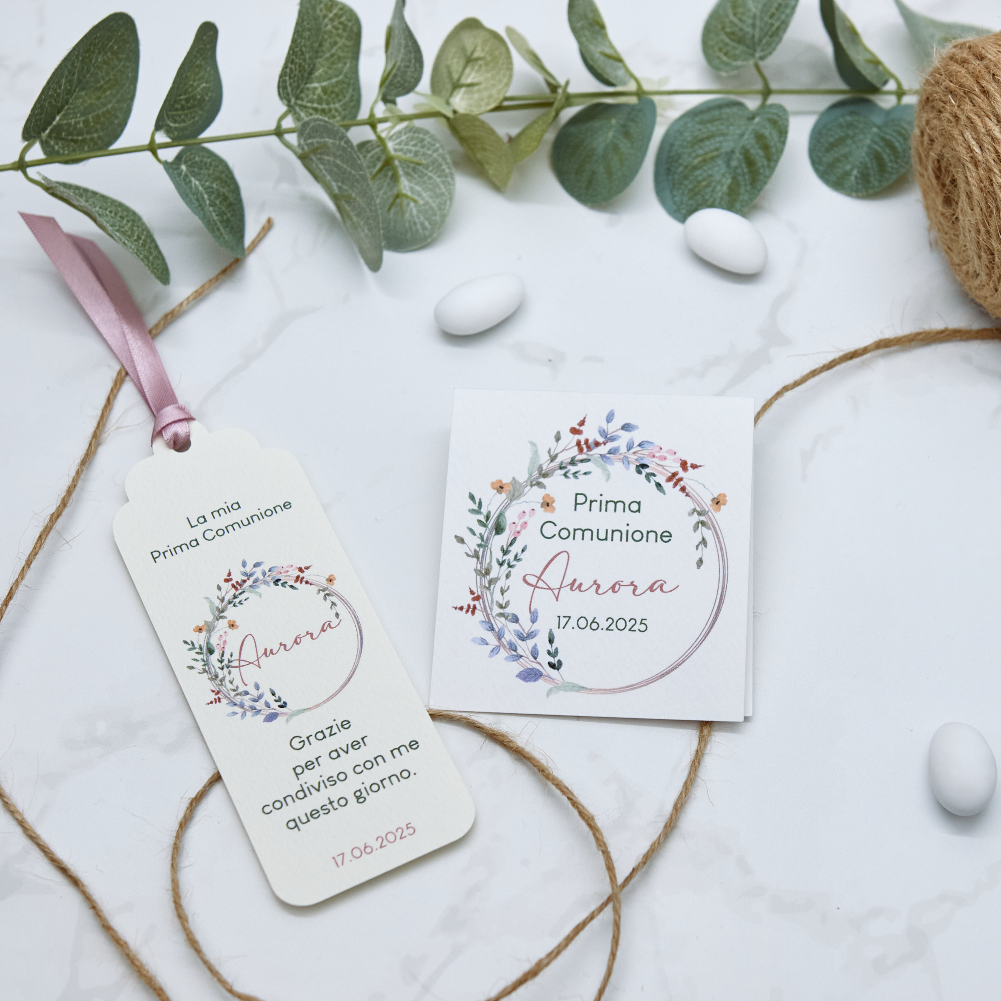 Segnaposto Flowers Circle - Eventi Fai da Te