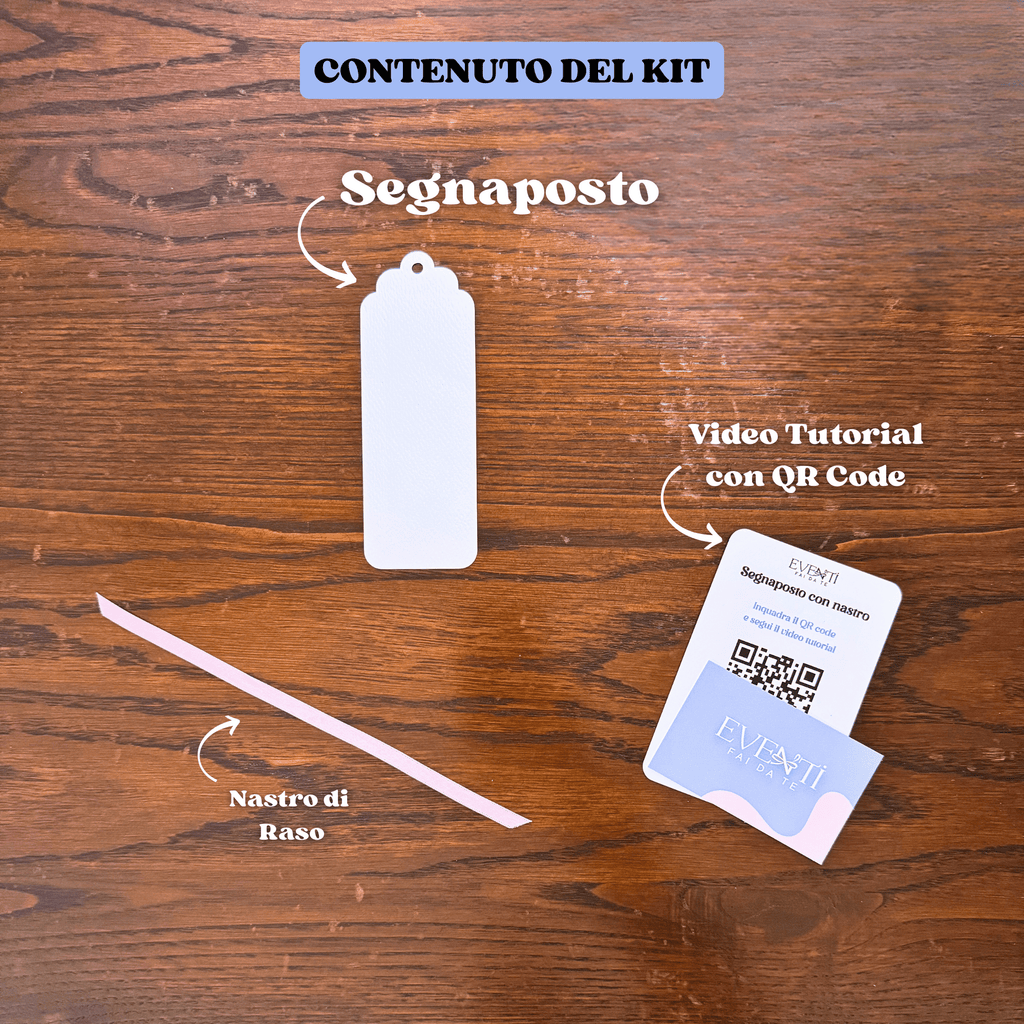 Contenuto Kit segnaposto fai da te 