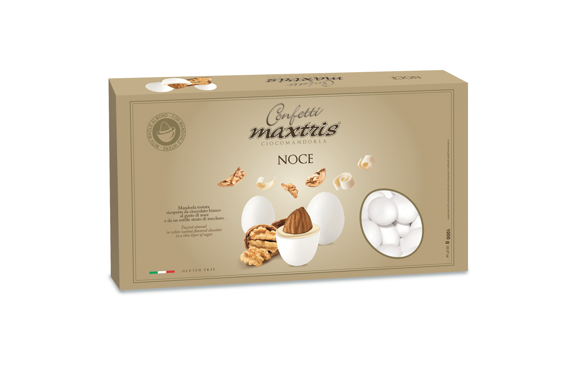 Confetti Noce cf. 1 kg - Eventi Fai da Te
