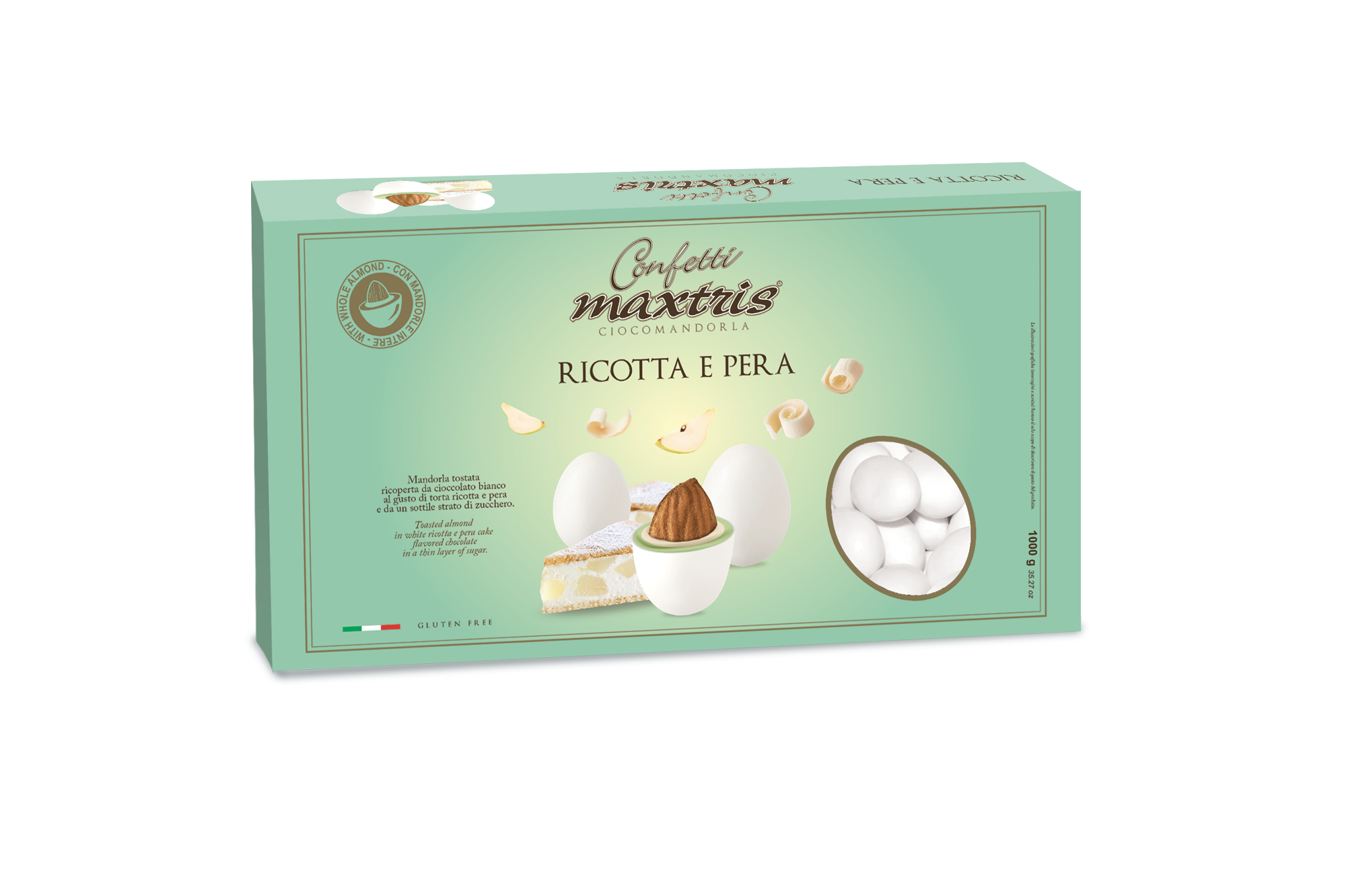 Confetti Ricotta e Pera cf. 1 kg - Eventi Fai da Te