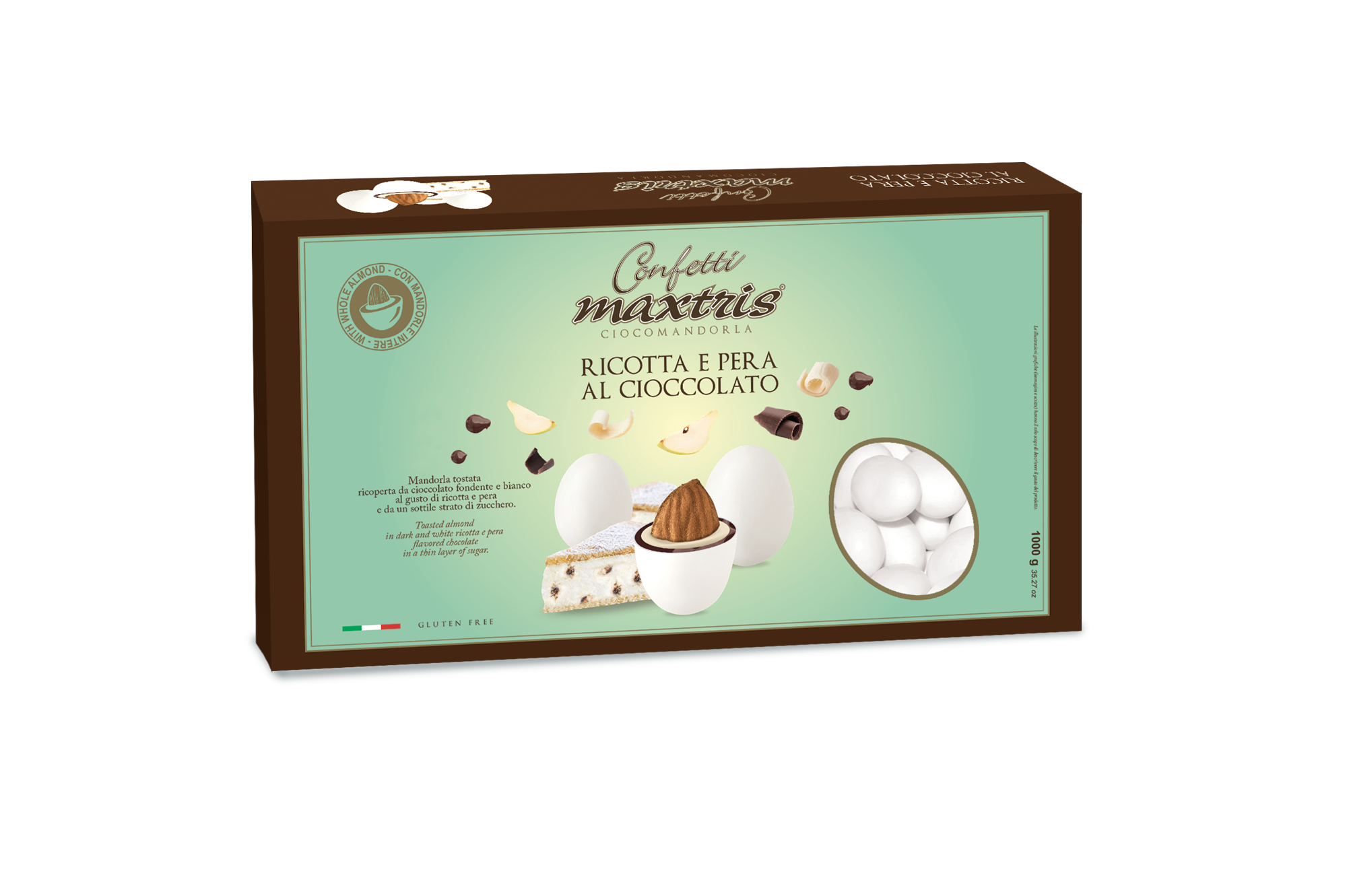 Confetti Ricotta Pera e Cioccolato cf. 1 kg - Eventi Fai da Te